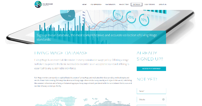 Step 1 Option 1: Living Wage Full Database Access (1000 + employees)